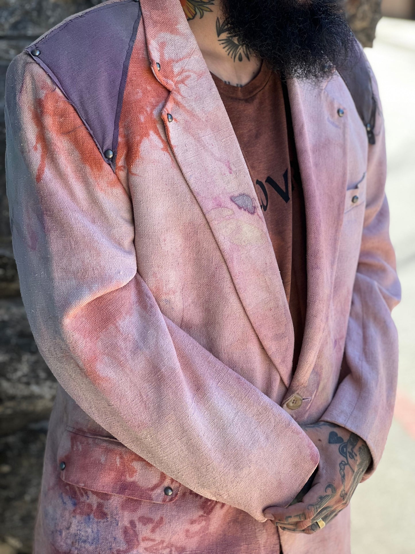 Ring Leader Dyed Silk Blazer