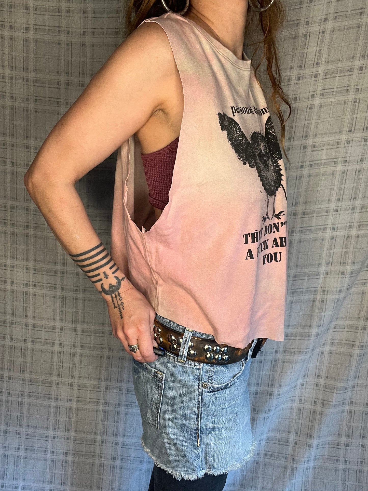 100% cotton "personal demons" Tank