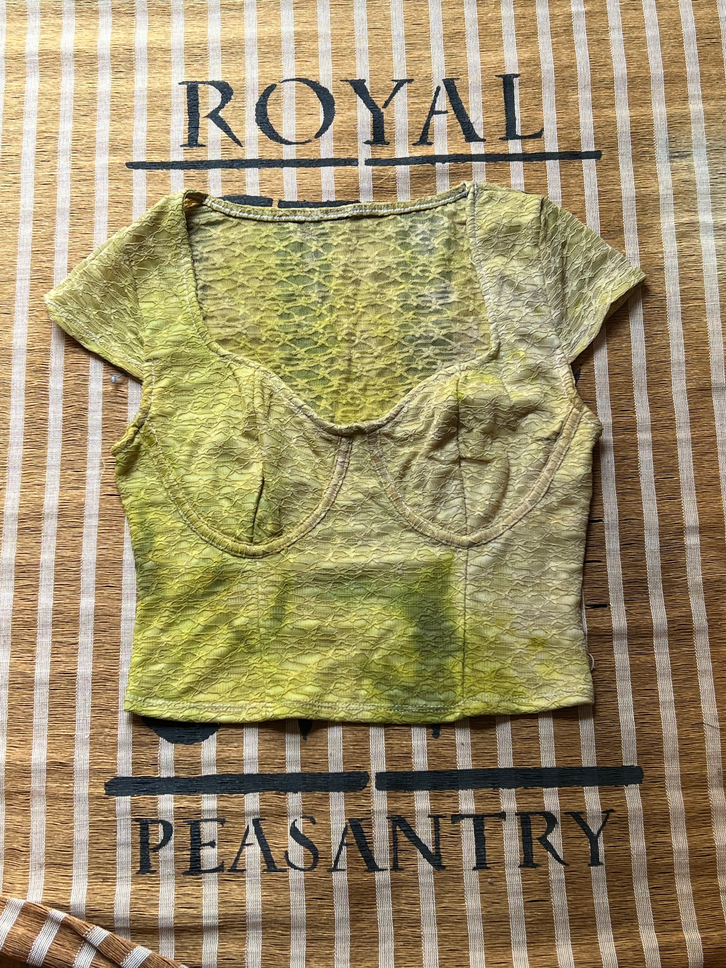 Jungle Dyed Lace Crop Top