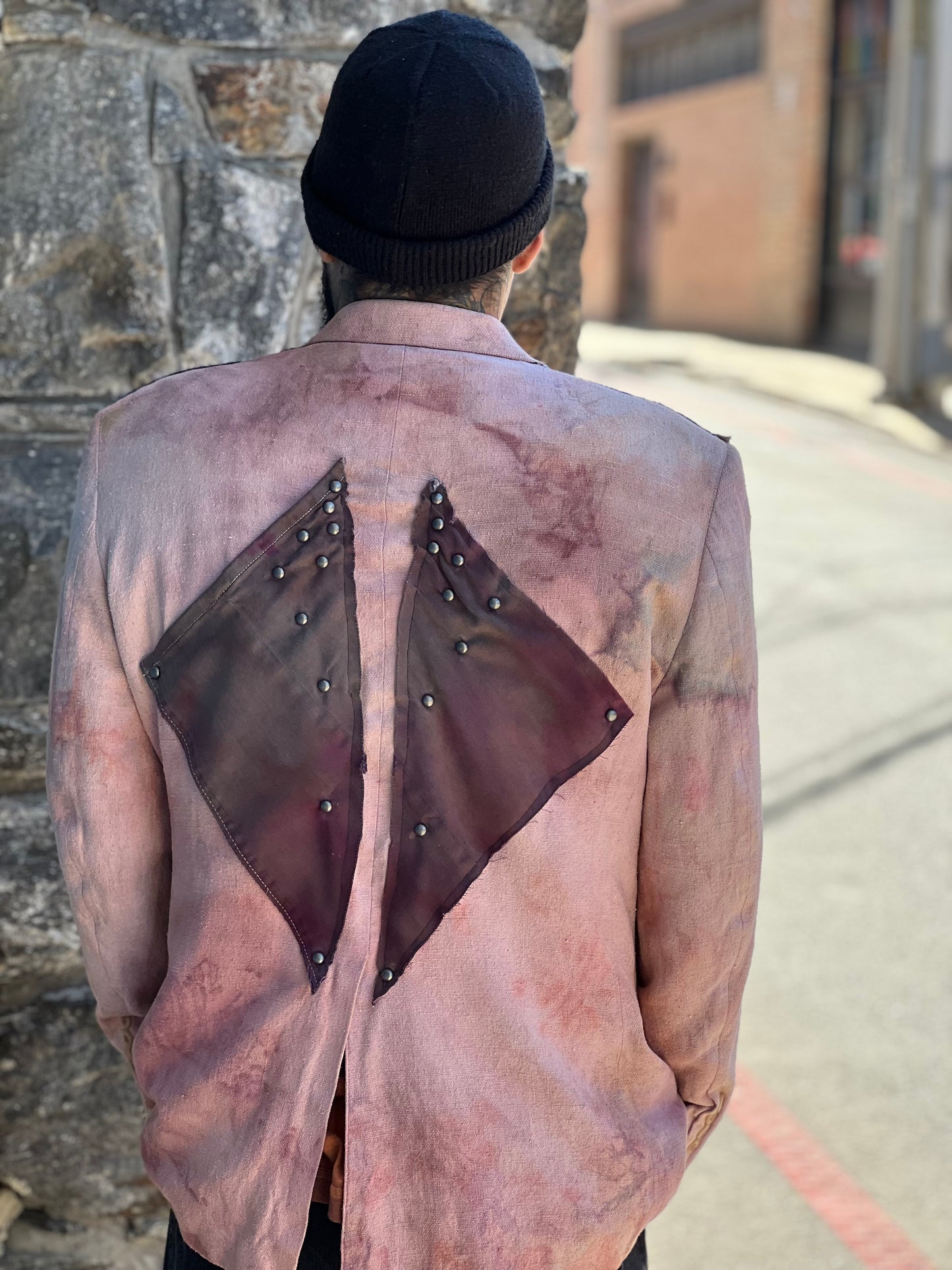 Ring Leader Dyed Silk Blazer