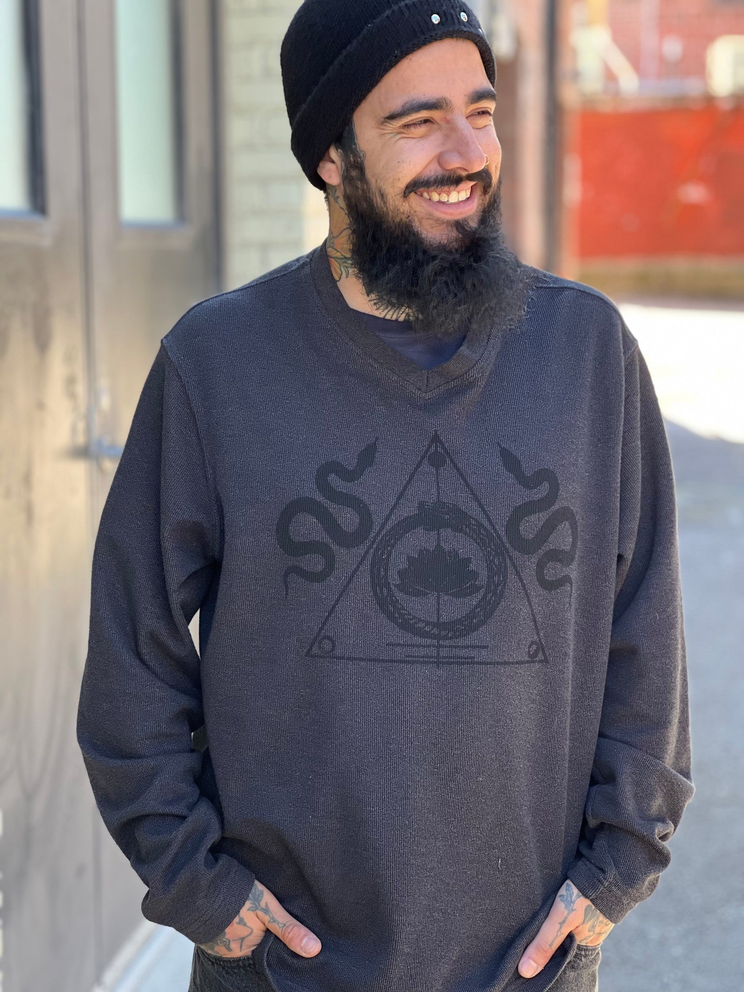 ‘Protection Of The Transforming’ Grey Sweatshirt