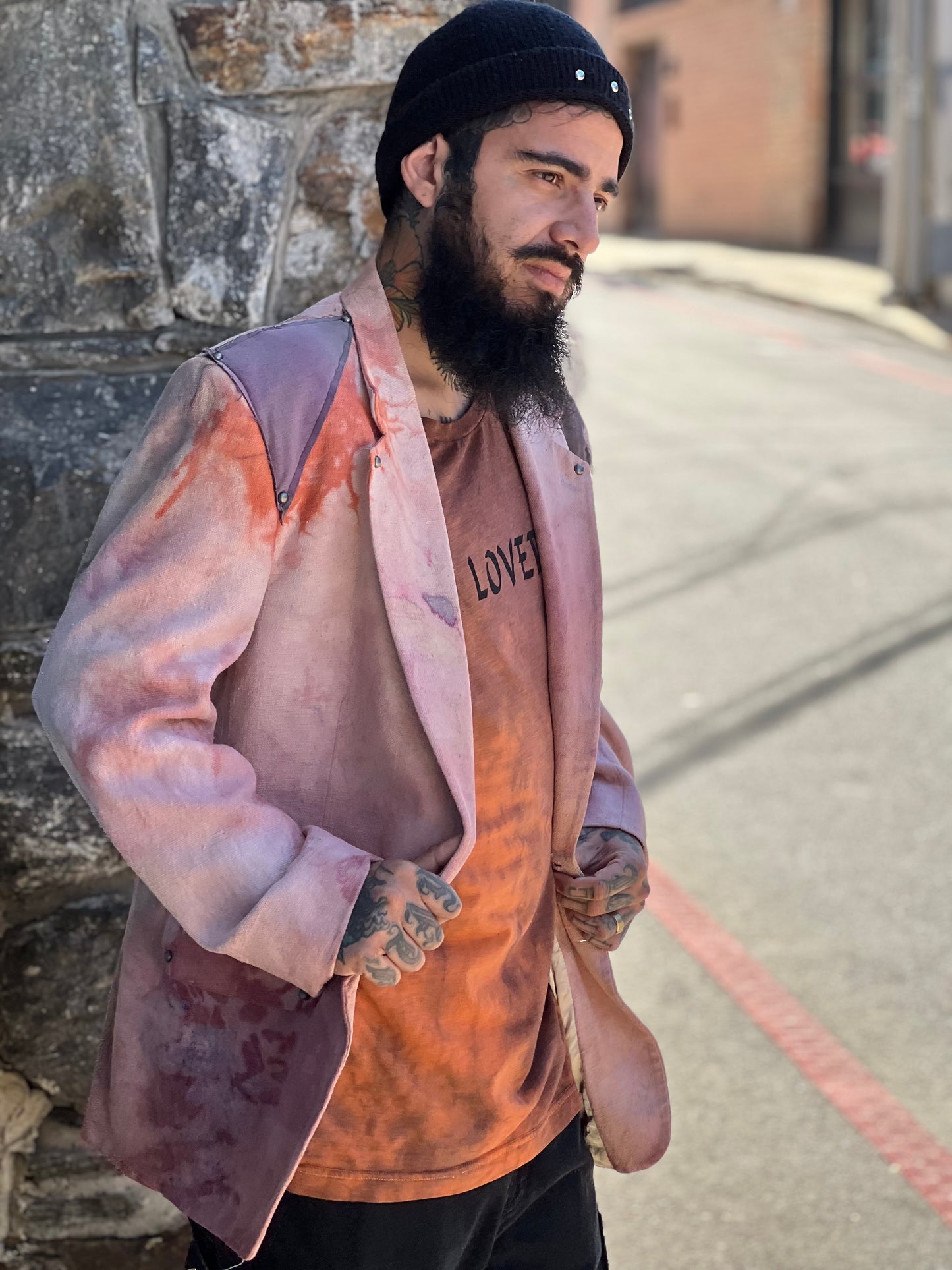 Ring Leader Dyed Silk Blazer