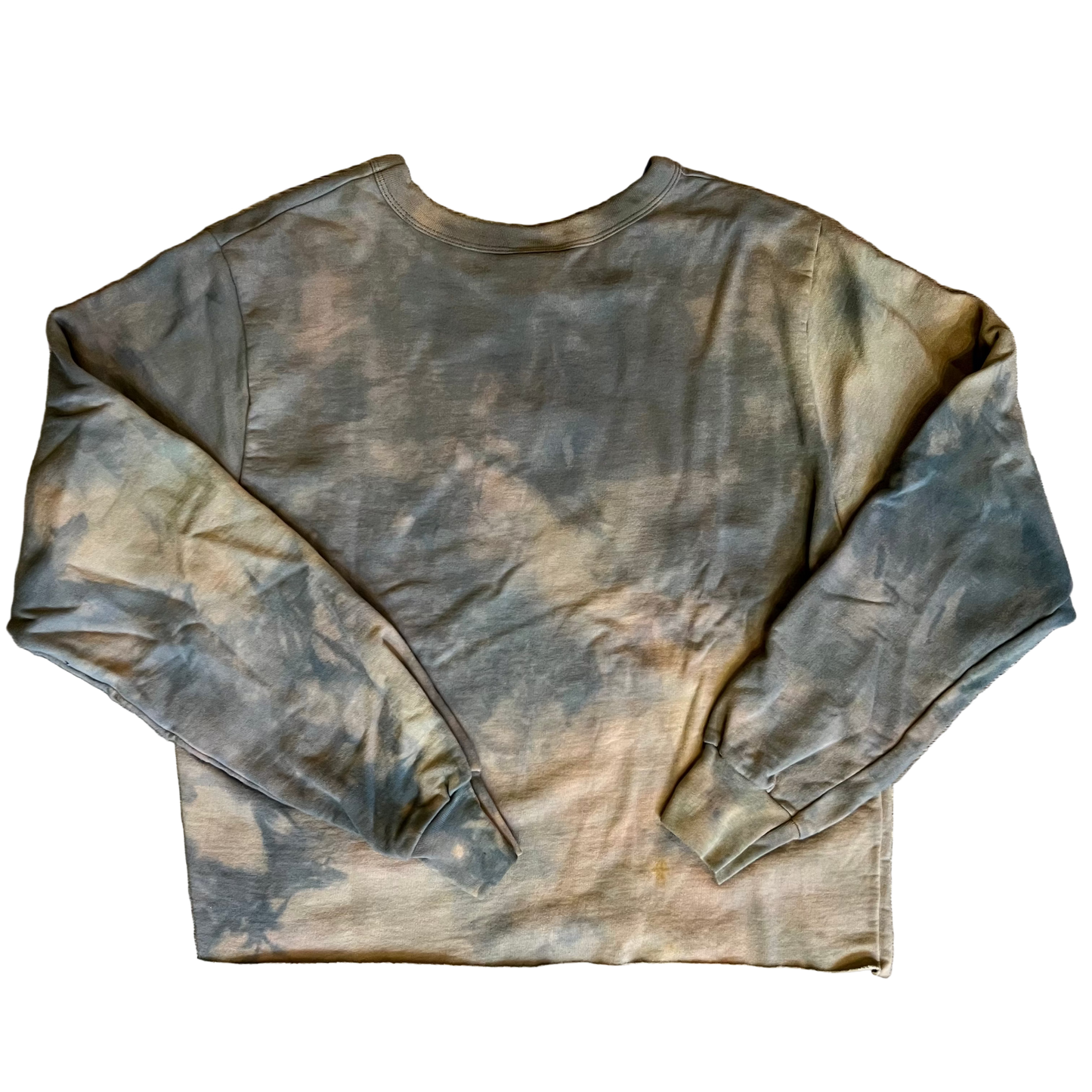 LO - Neptune Dyed Cropped Gentle Power Sweatshirt (Large)