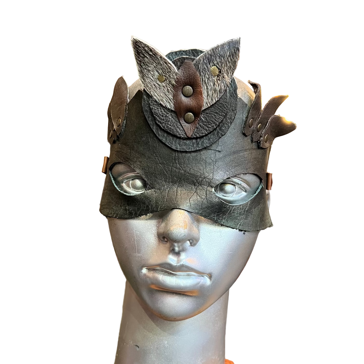 Green Dragon Leather Mask