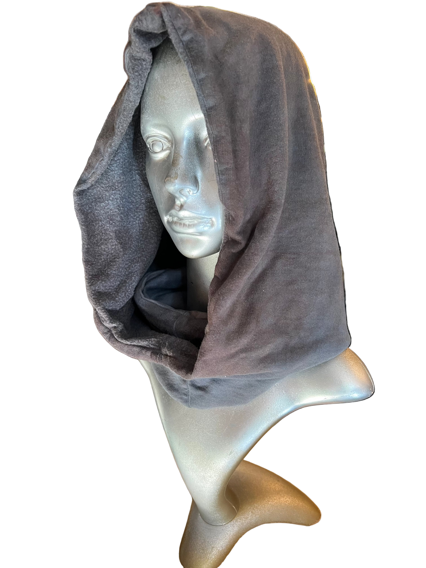Dyed Neptune Bamboo Fleece Veil Hood