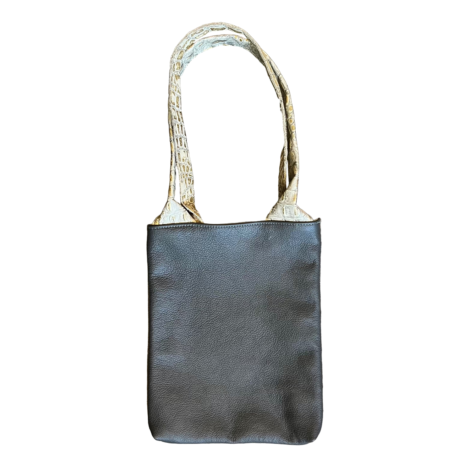 Gentle Power Grey Suede Handbag