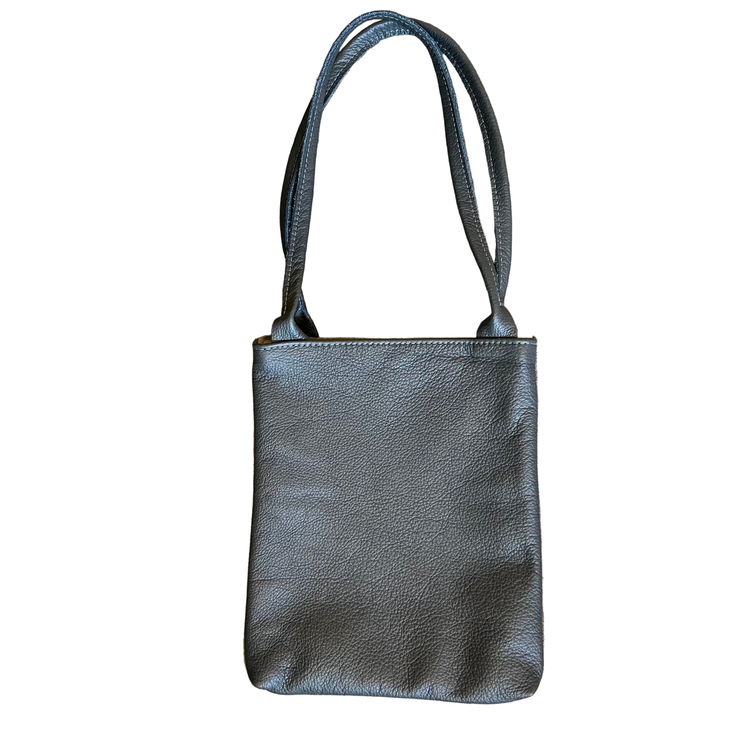 Gentle Power Grey Suede & Charcoal Handbag