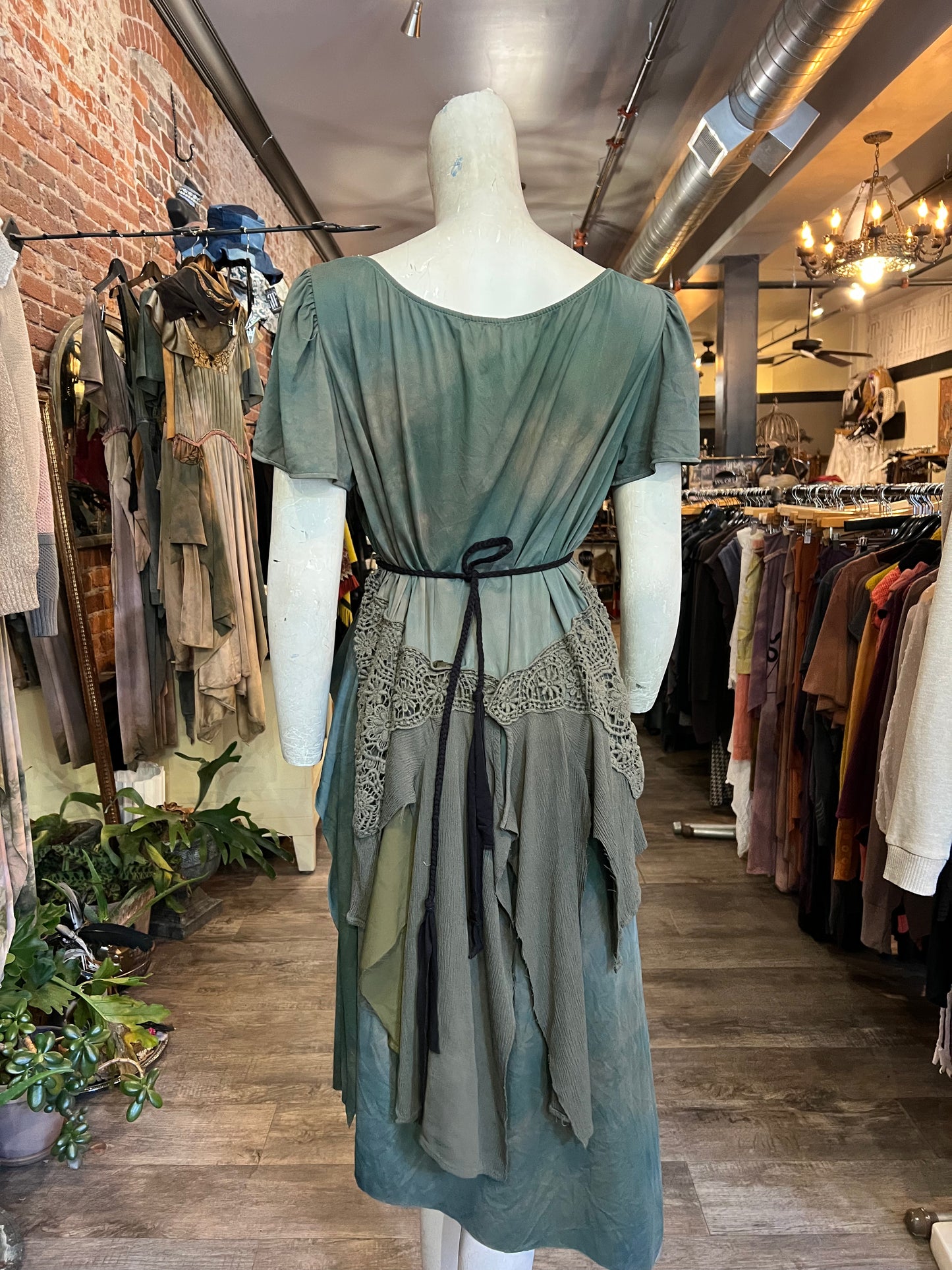 Jade & Gold Faerie Dress