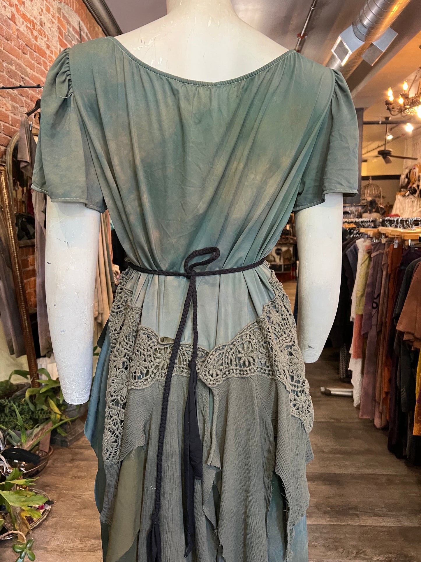 Jade & Gold Faerie Dress
