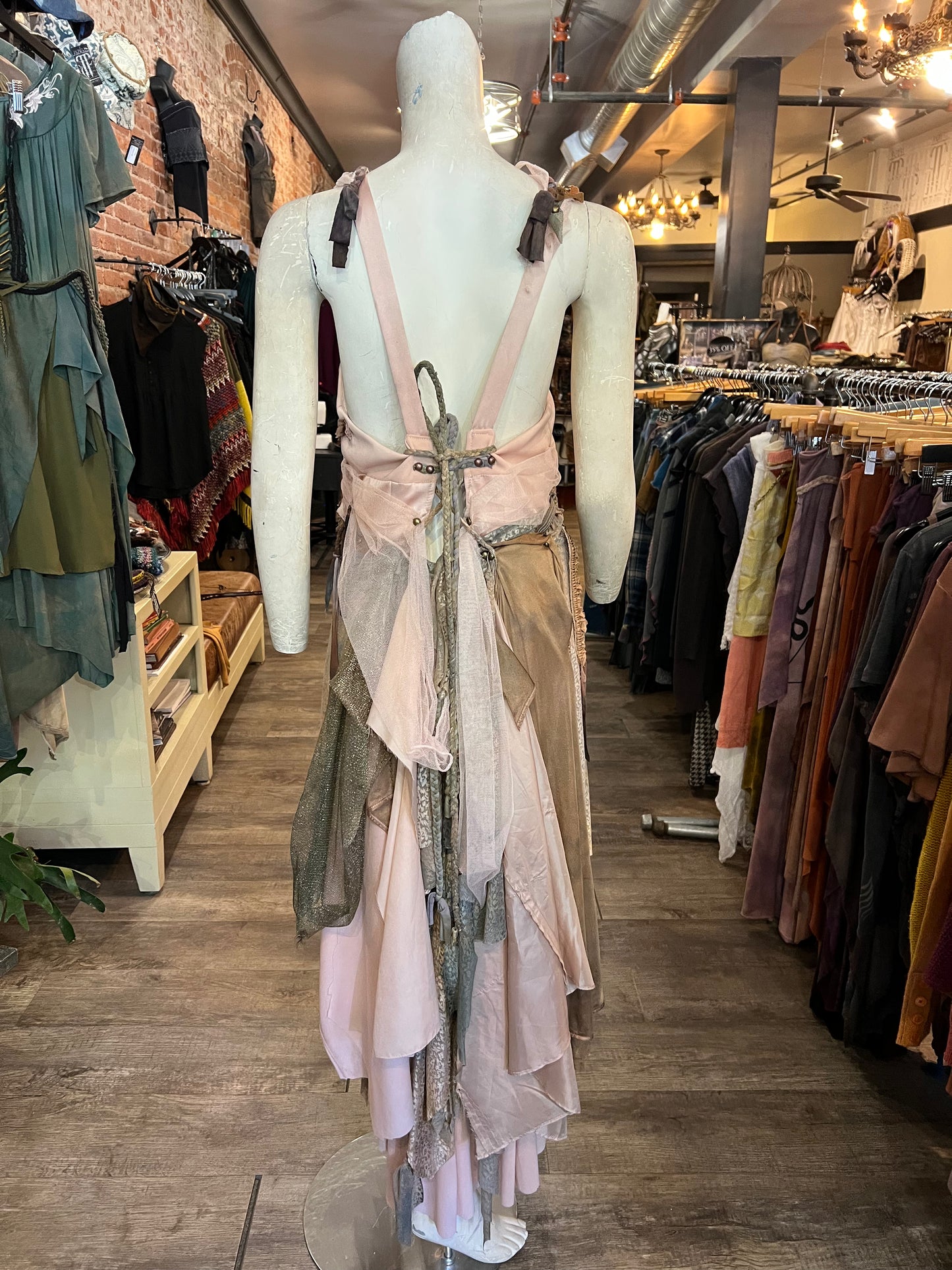 Mauve Braided Goddess Dress