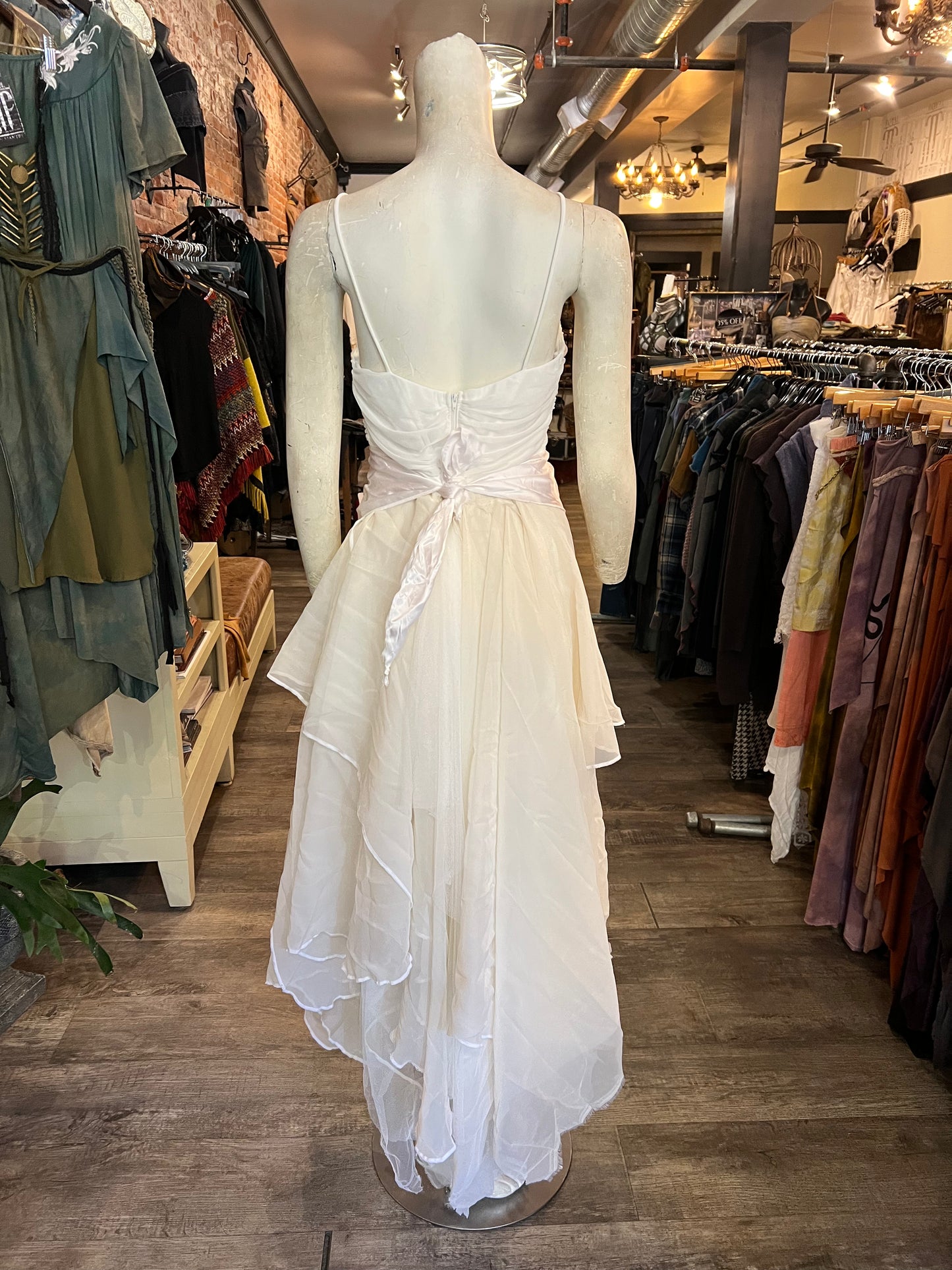 Ivory She-Wolf Goddess Dress