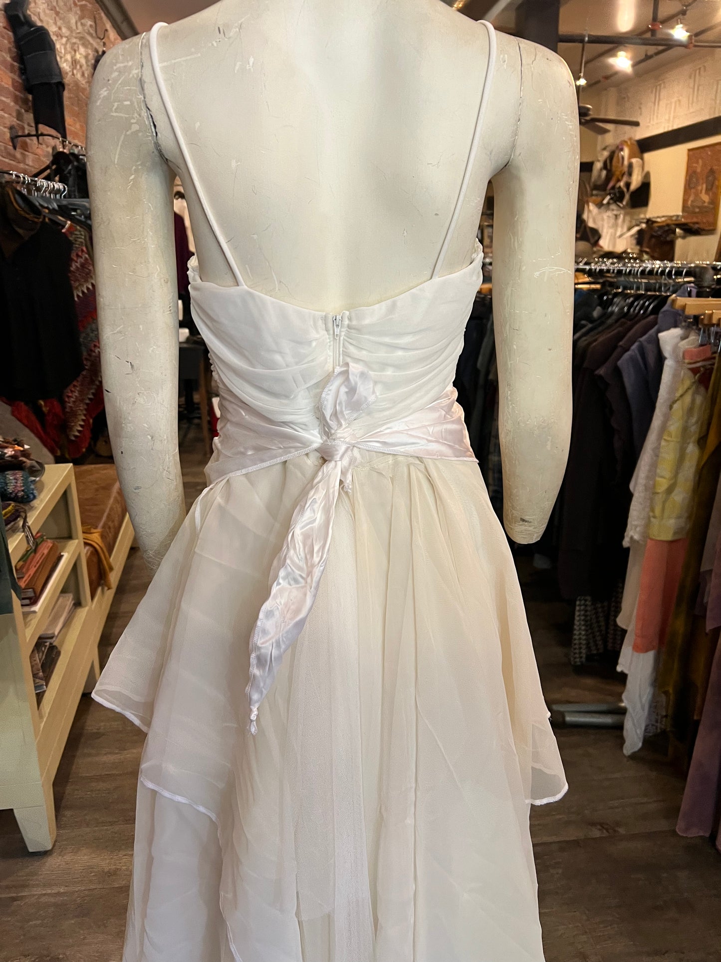 Ivory She-Wolf Goddess Dress
