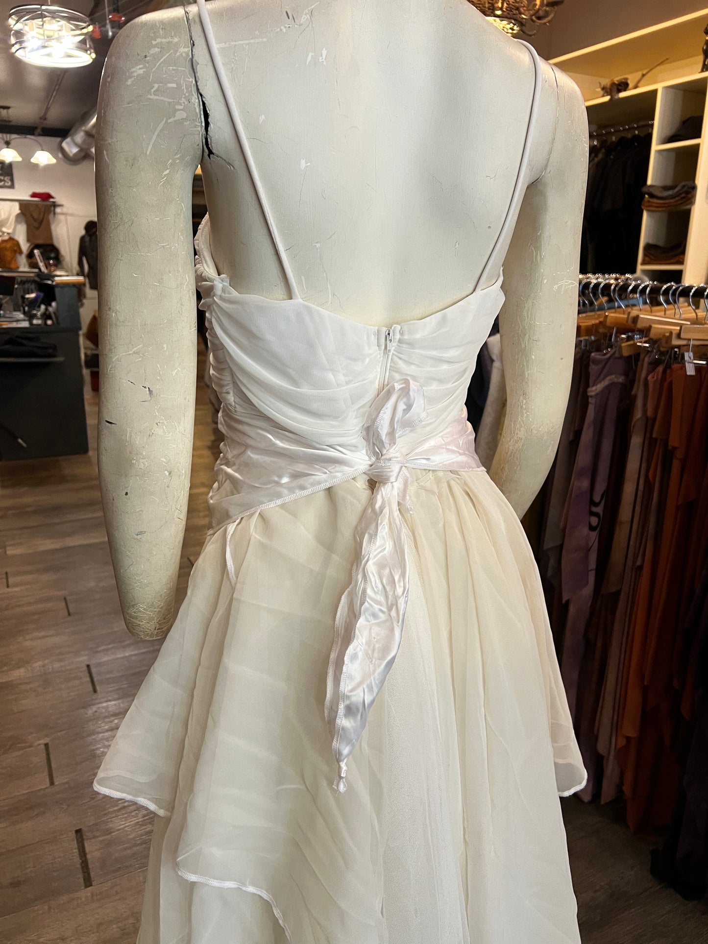 Ivory She-Wolf Goddess Dress