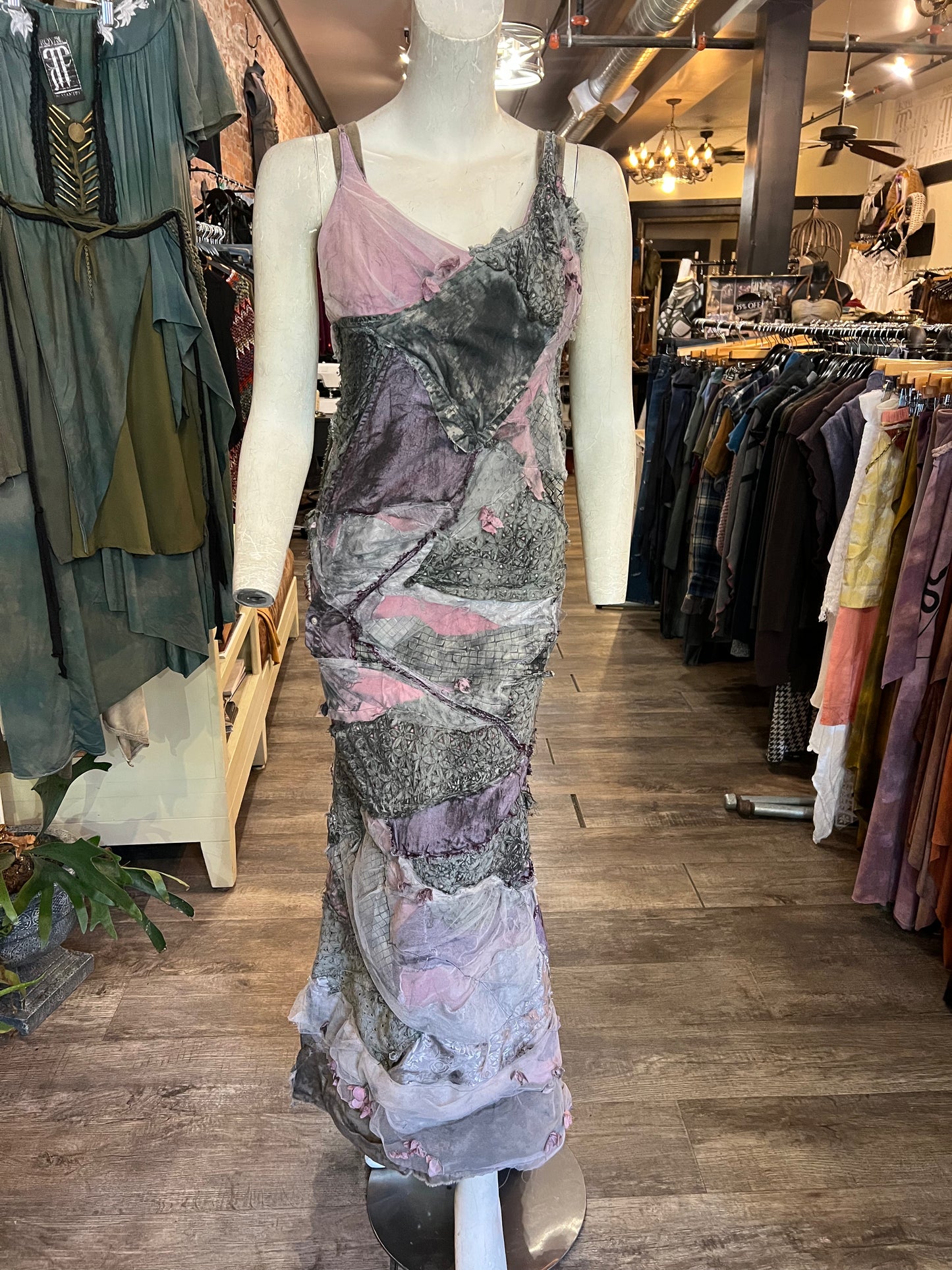 Patwork Priestess Goddess Dress
