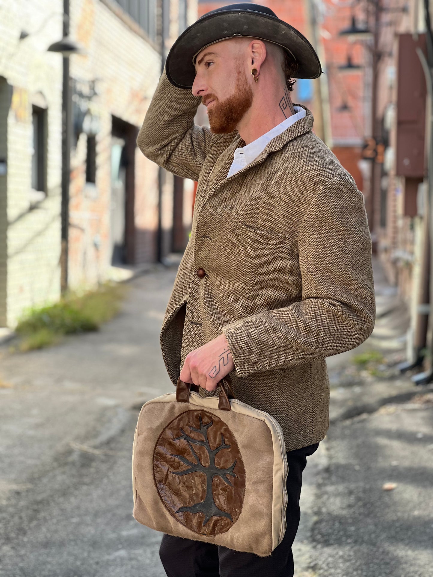Tan Tweed Blazer Sportcoat