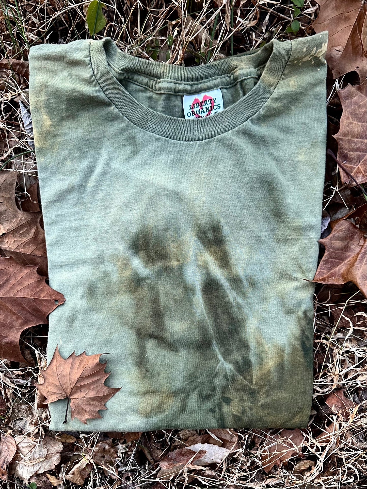 OOAK Dyed Organic Cotton Organic T-Shirt XXL