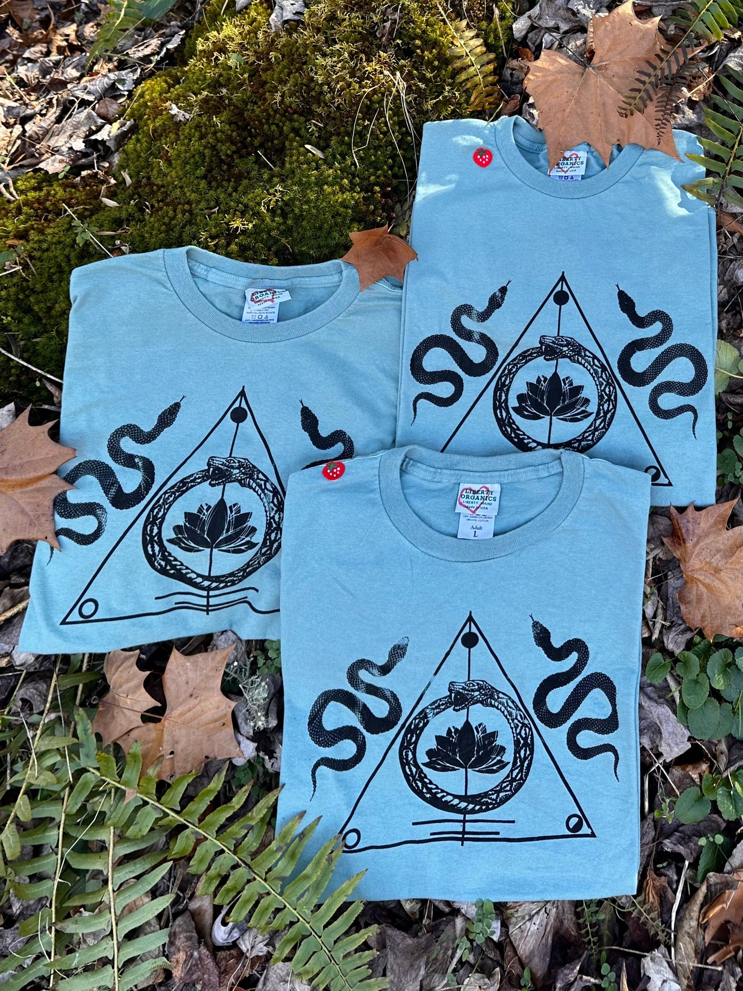 LO - Robin Egg Blue Organic Cotton T-Shirt