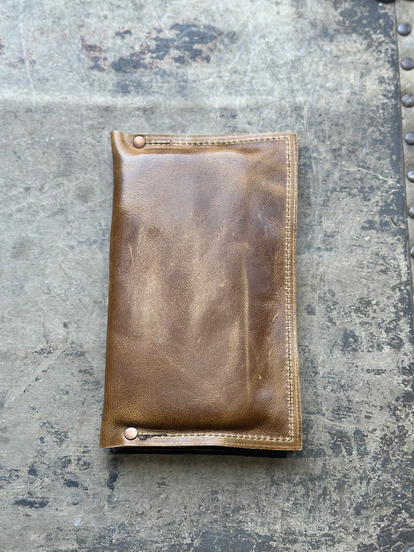 Walnut Leather Billfold