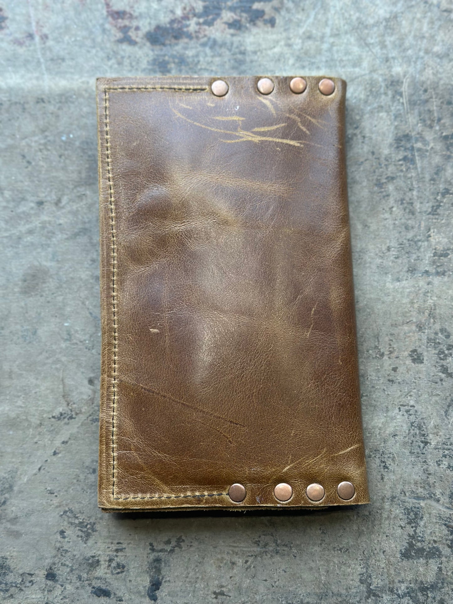 Walnut Leather Billfold