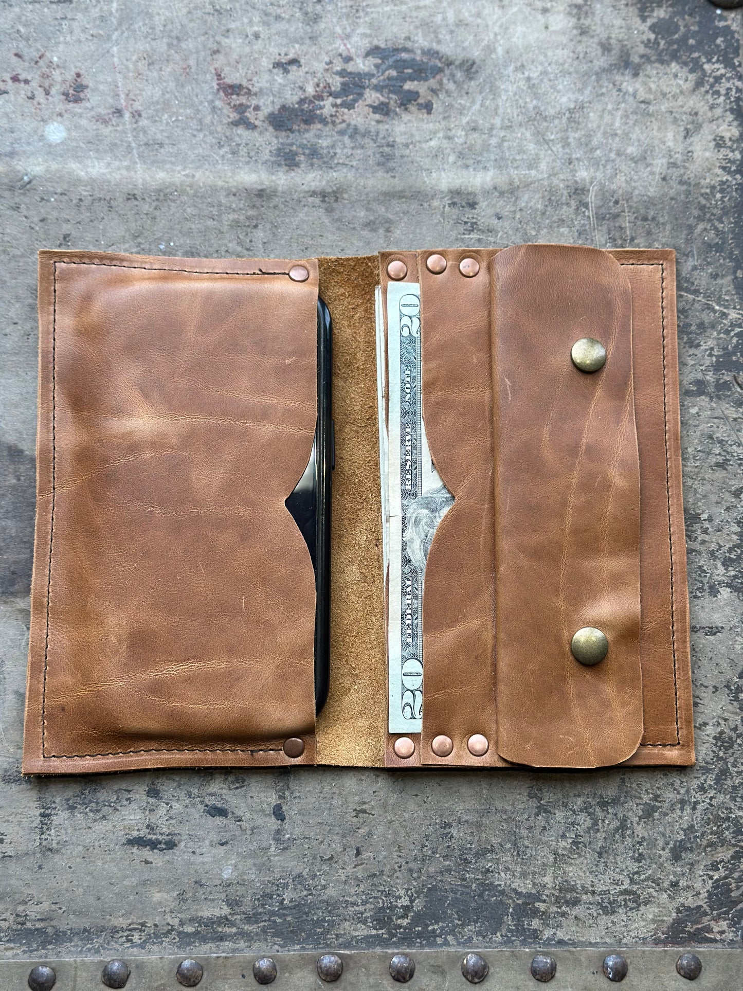 Hazlenut Leather Billfold