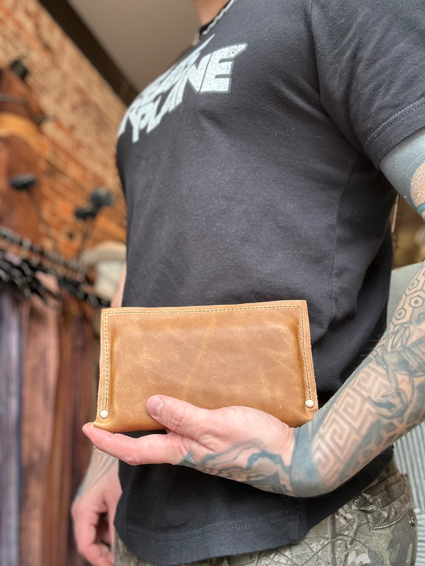 Hazlenut Leather Billfold