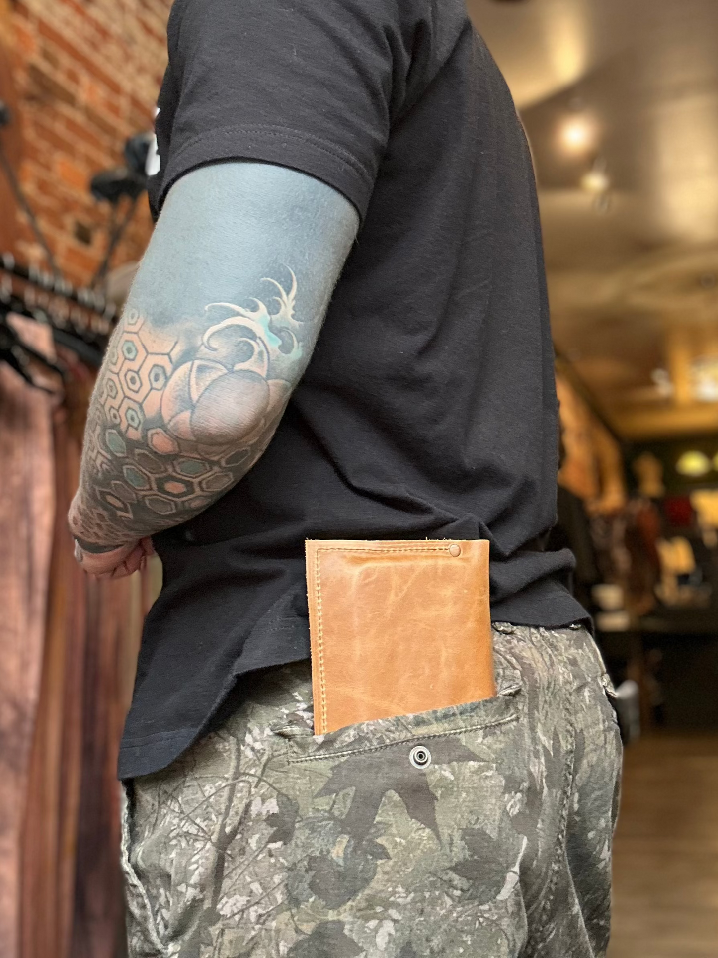 Hazlenut Leather Billfold