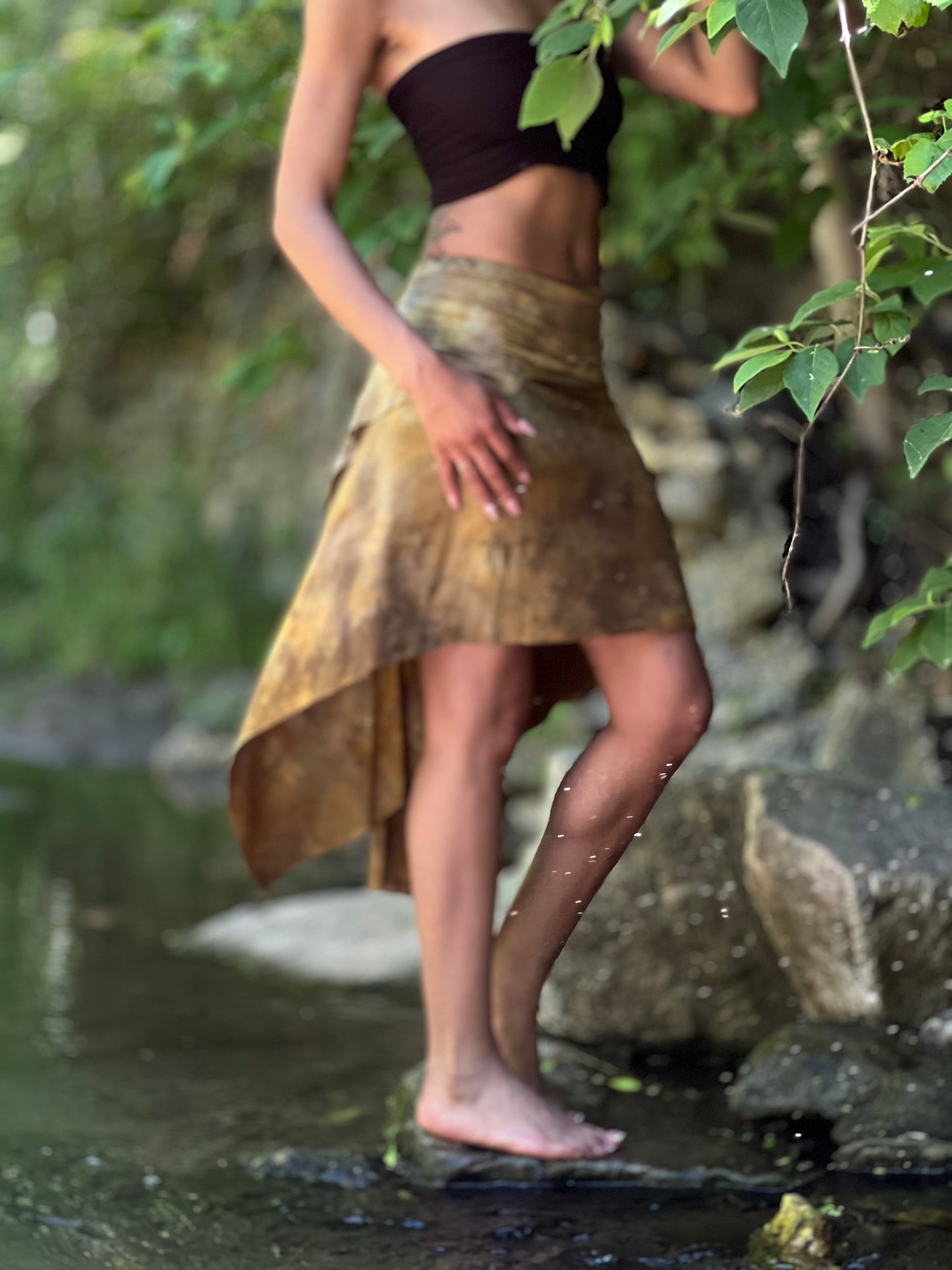 Thunder Camo Athena Midi Skirt (XS/SM)