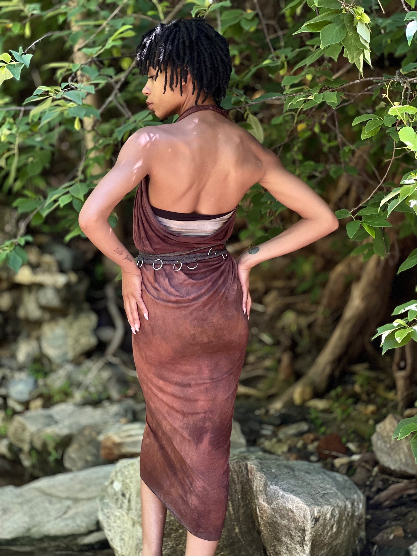 Dark Moonberry Circlet Athena Dress