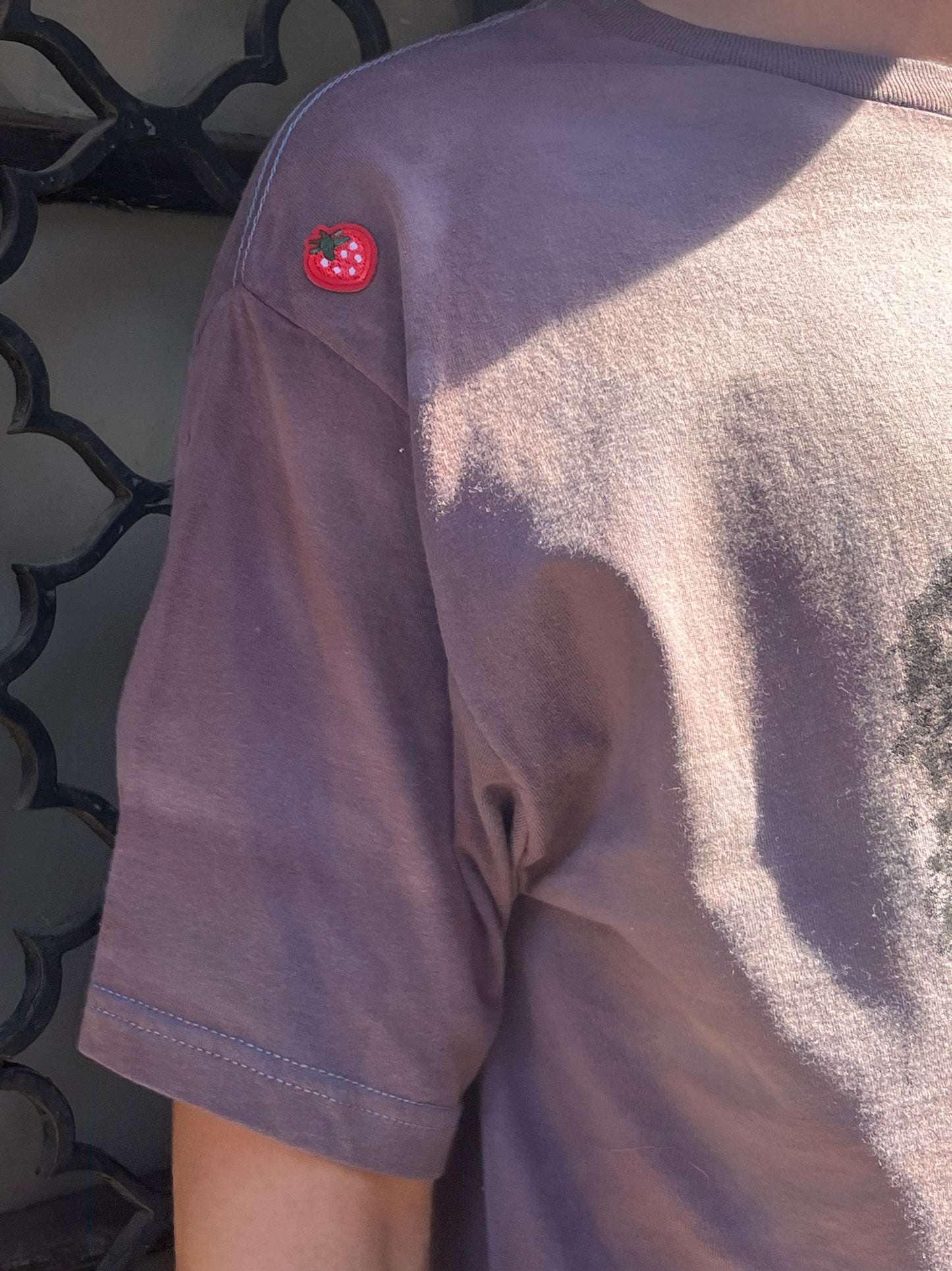 LO - Lavender Dyed Gentle Power 100% Cotton T Shirt