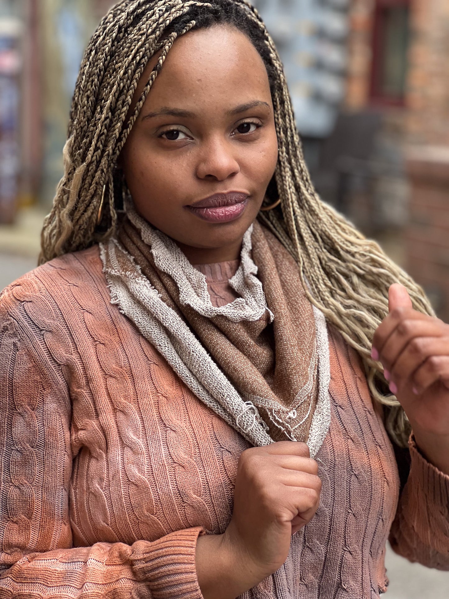 Rugged Sweater Scarf Cowl