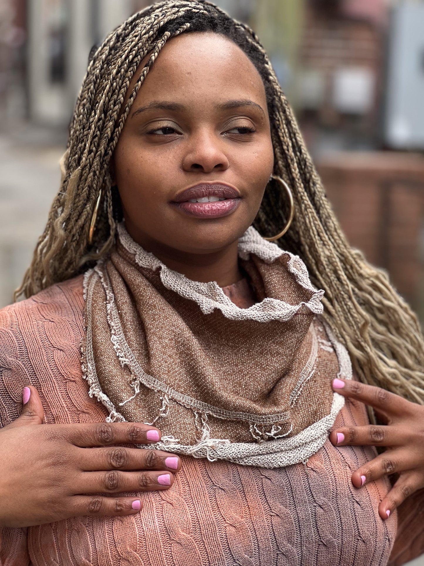 Rugged Sweater Scarf Cowl