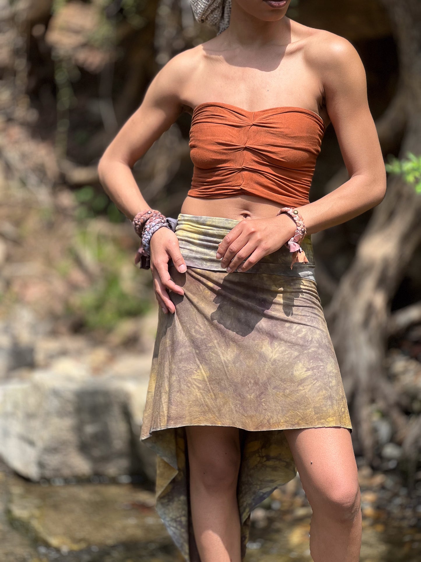 Cloudy Storm Dyed Reversible Bandeau