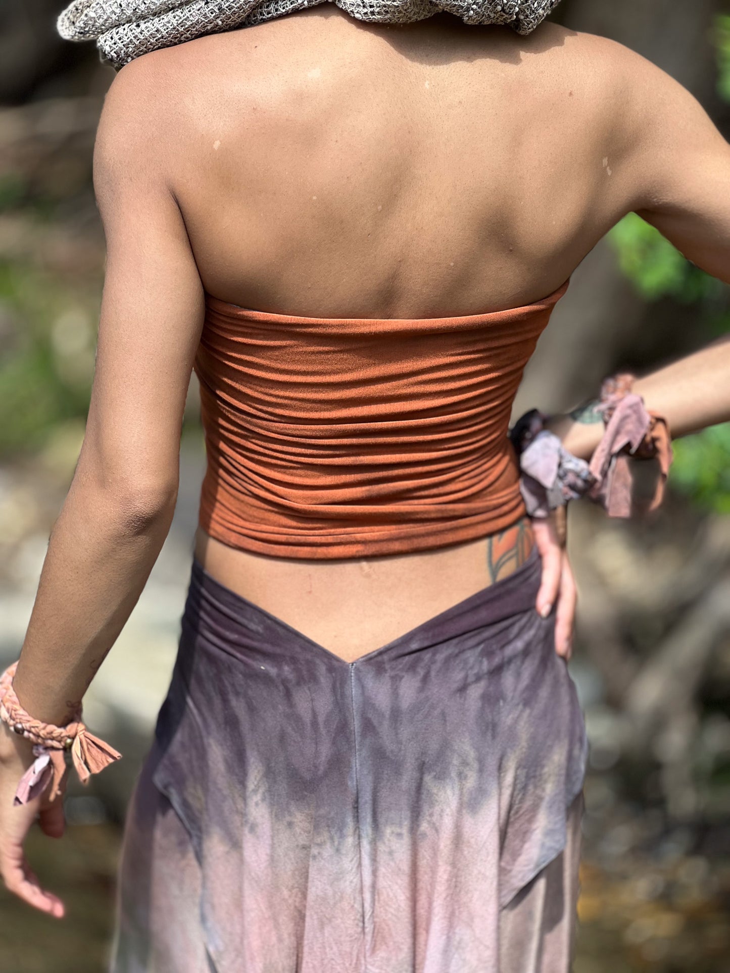 Ocean Mist Marbled Reversible Bandeau