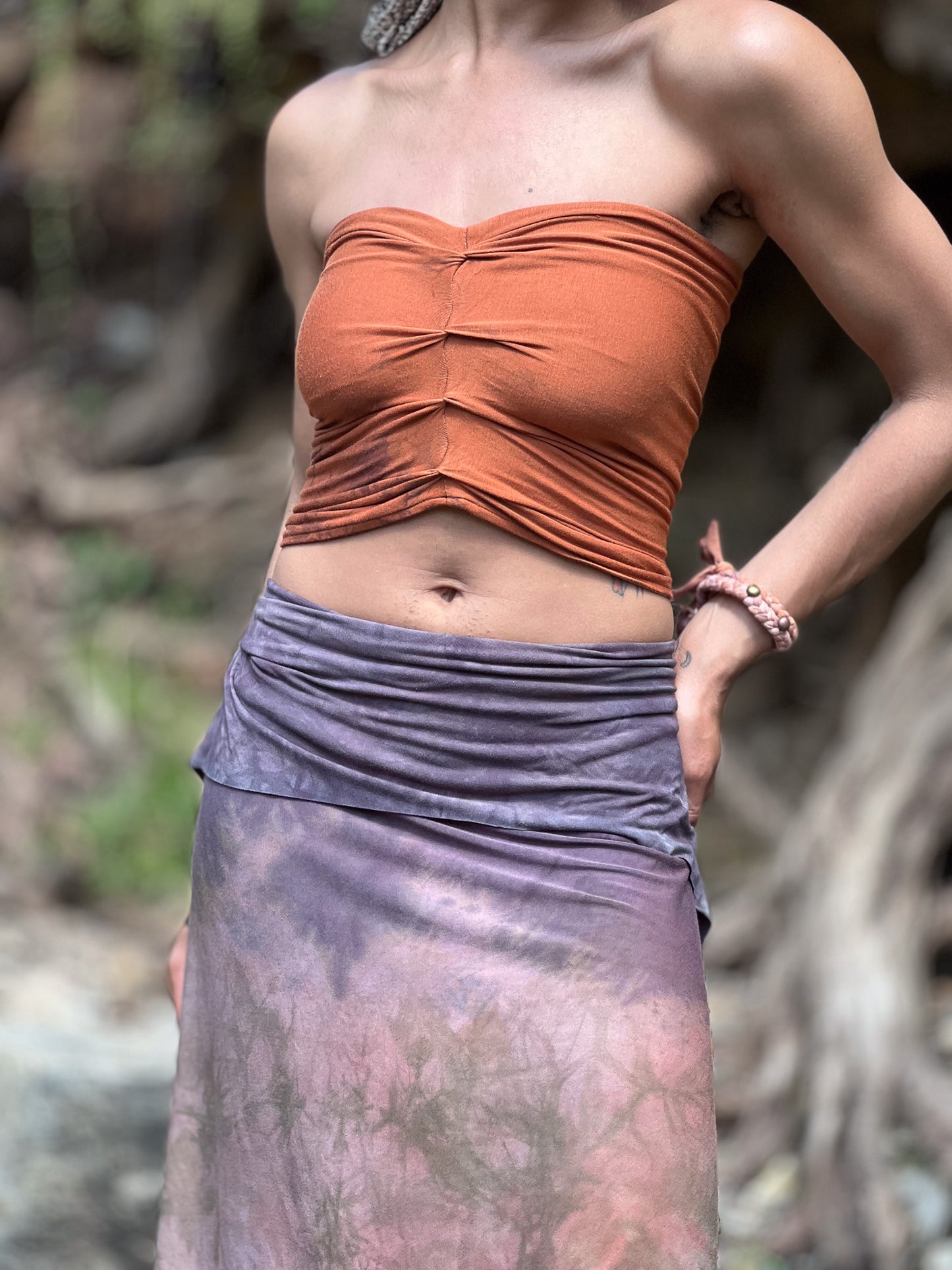 Ocean Mist Marbled Reversible Bandeau