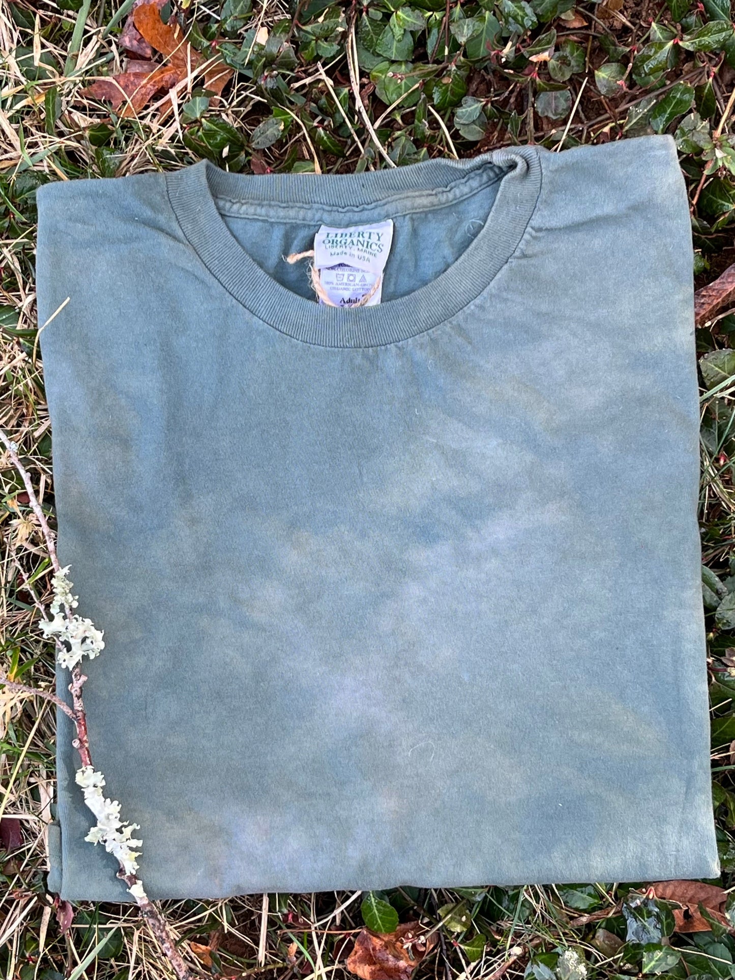 OOAK Organic Cotton Dyed T-shirt XL 003