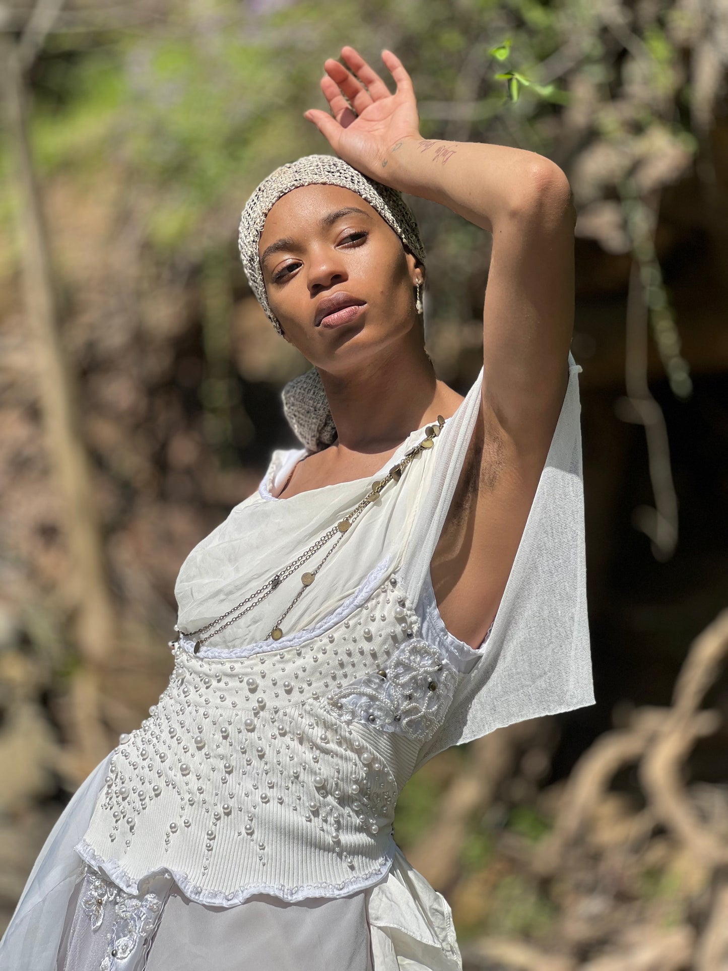 Pearls and Petals She-Wolf Gown
