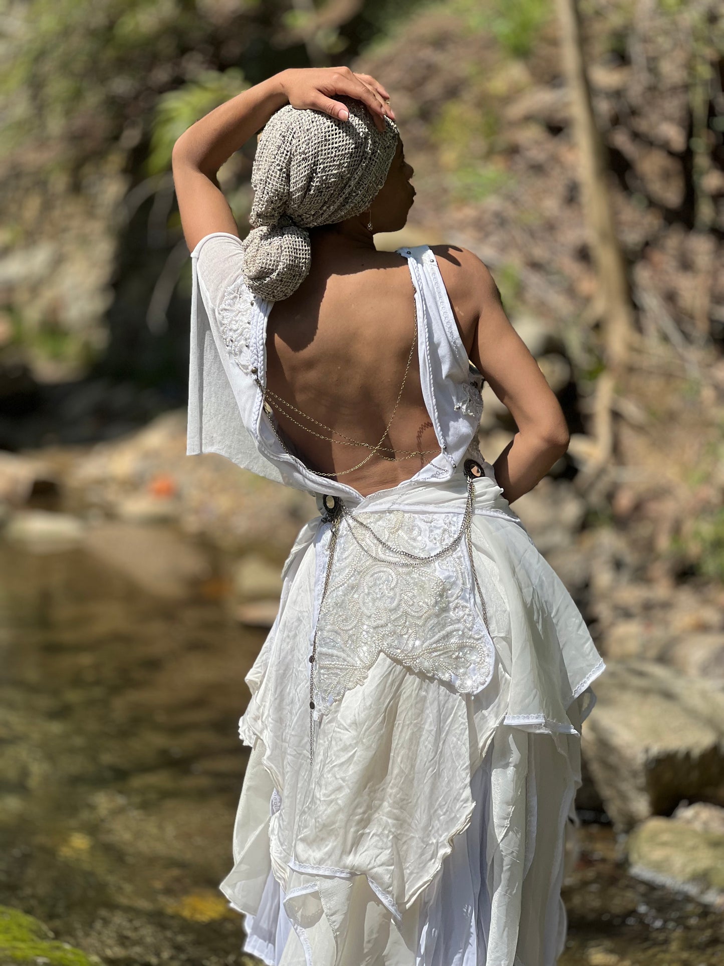 Pearls and Petals She-Wolf Gown