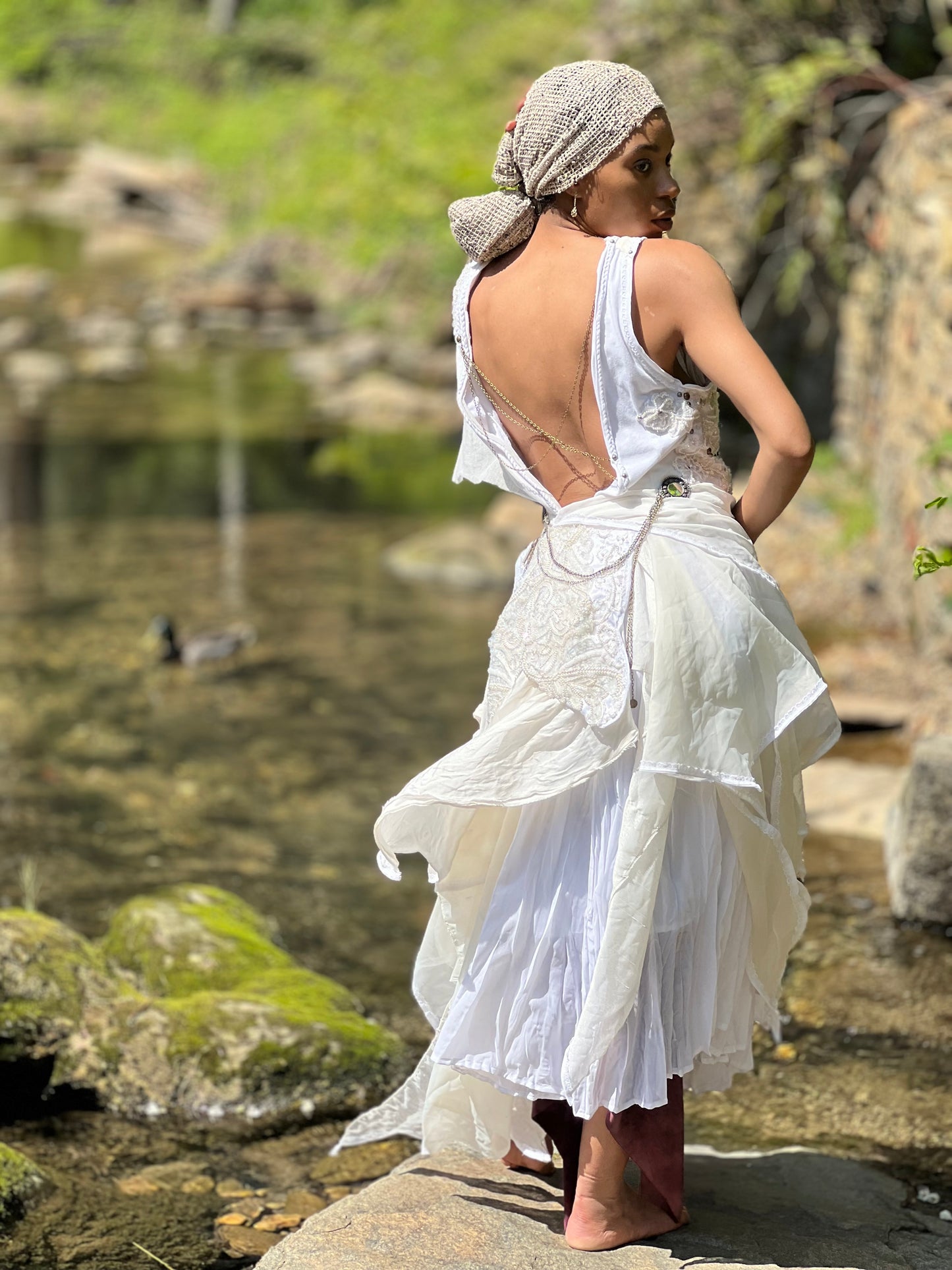 Pearls and Petals She-Wolf Gown