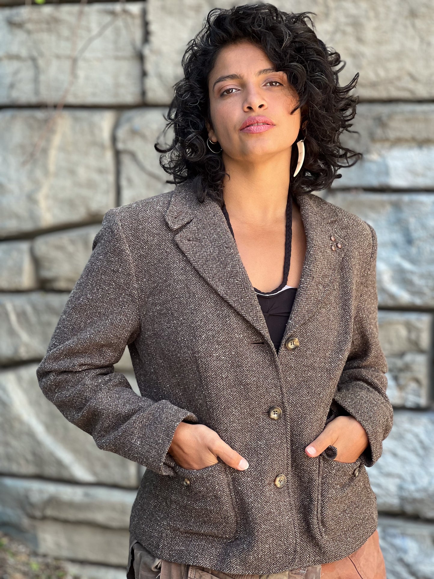 Heart Lover Patched Blazer