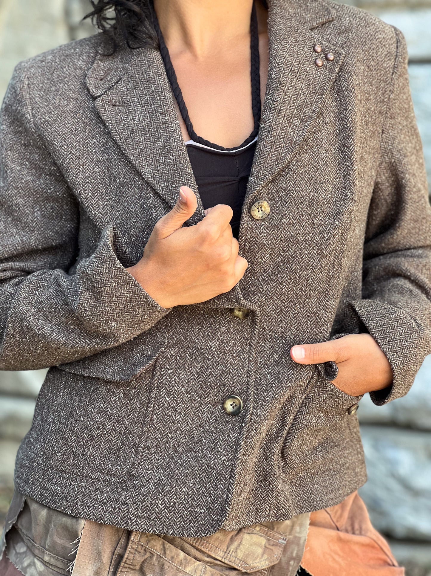 Heart Lover Patched Blazer