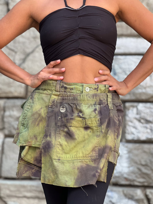 Wasteland Cargo Mini Skirt