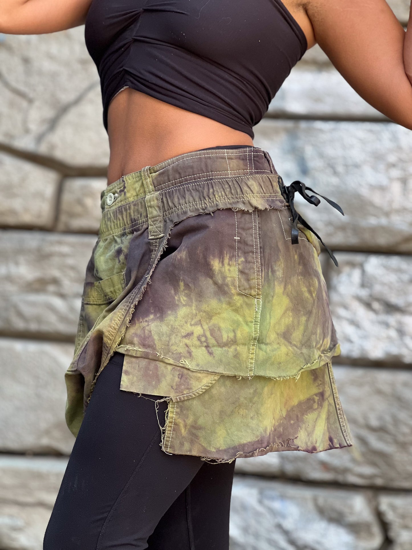 Wasteland Cargo Mini Skirt