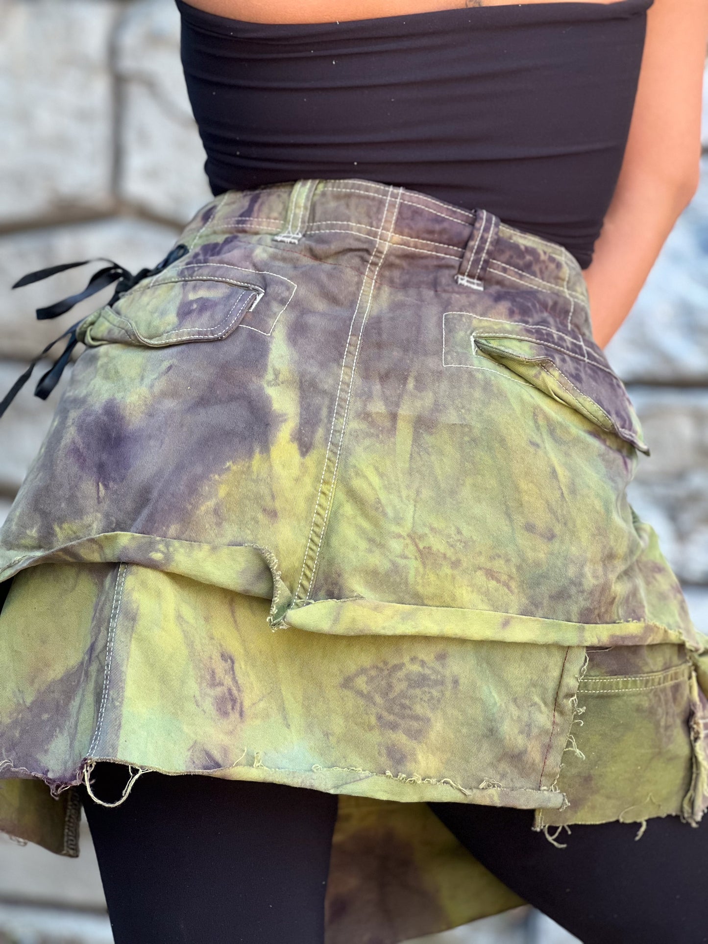 Wasteland Cargo Mini Skirt