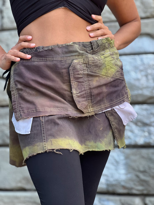 Desert Cargo Mini Skirt