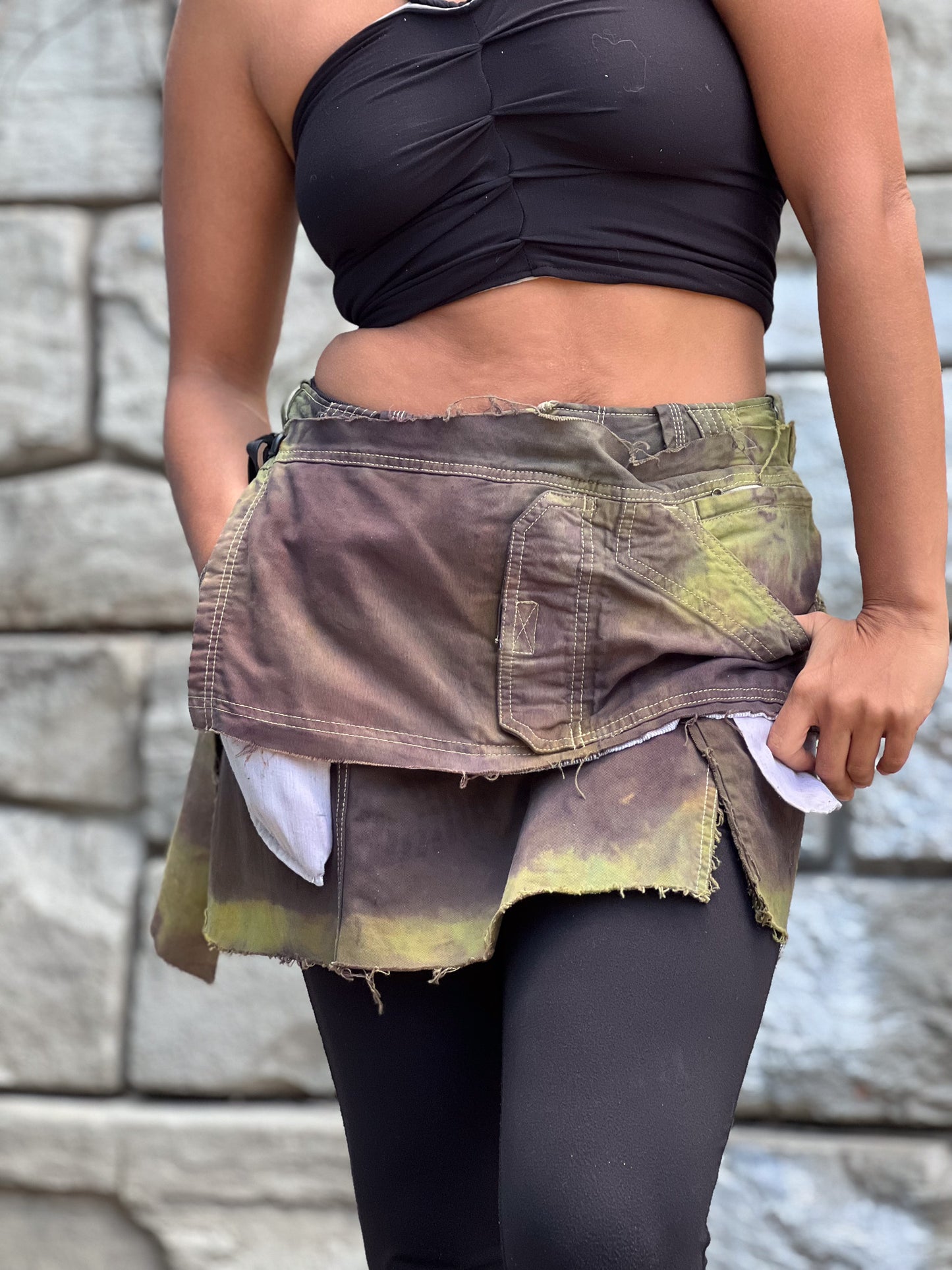 Desert Cargo Mini Skirt