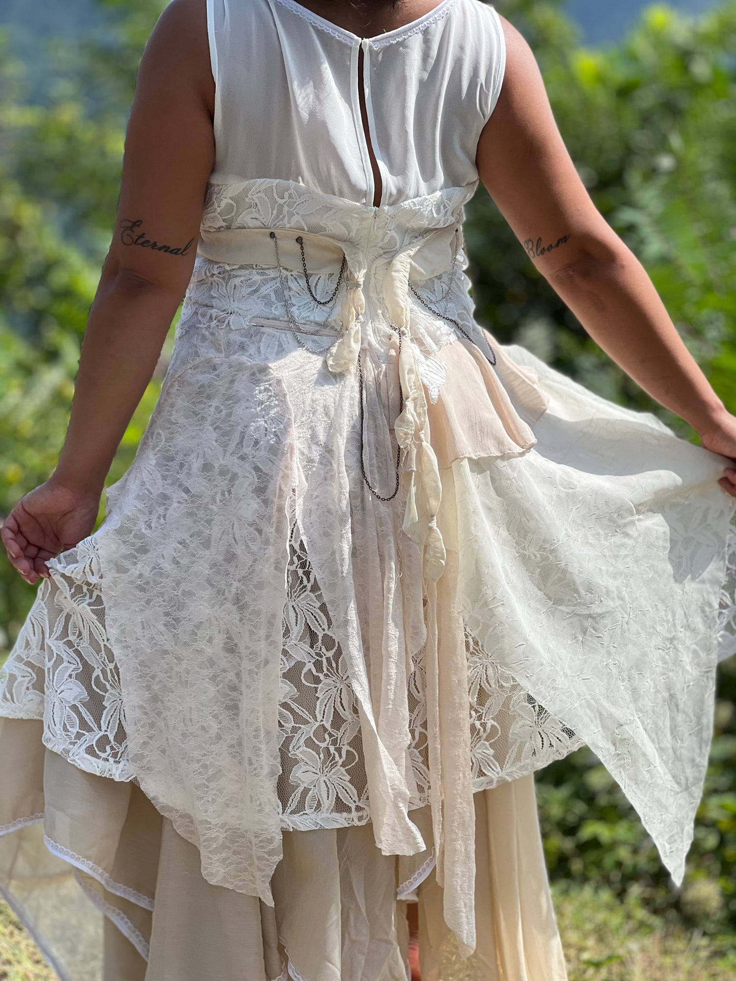 Flowers in Chain Ritual Gown