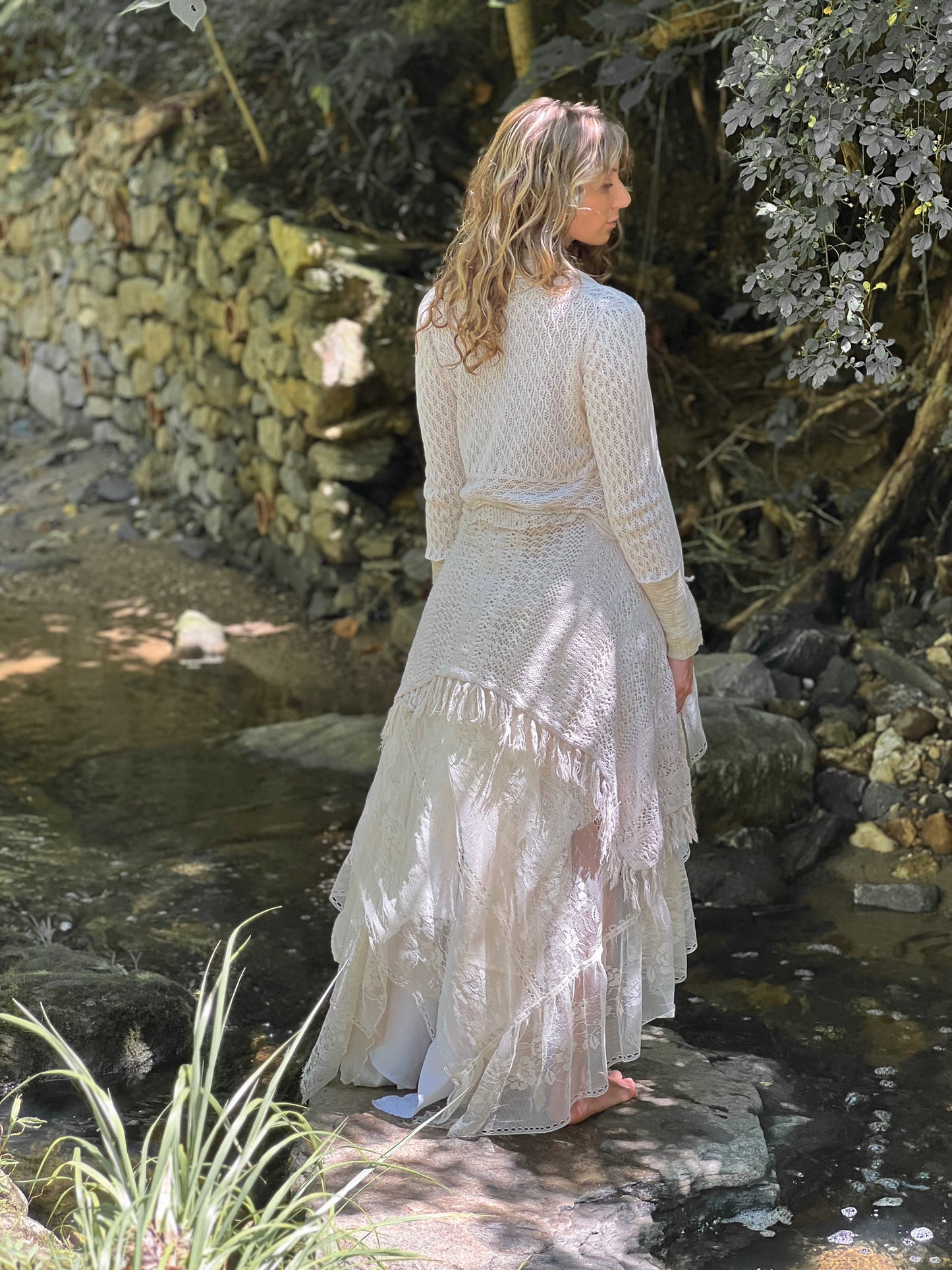 Layered Goddess Duster Fantasy Coat