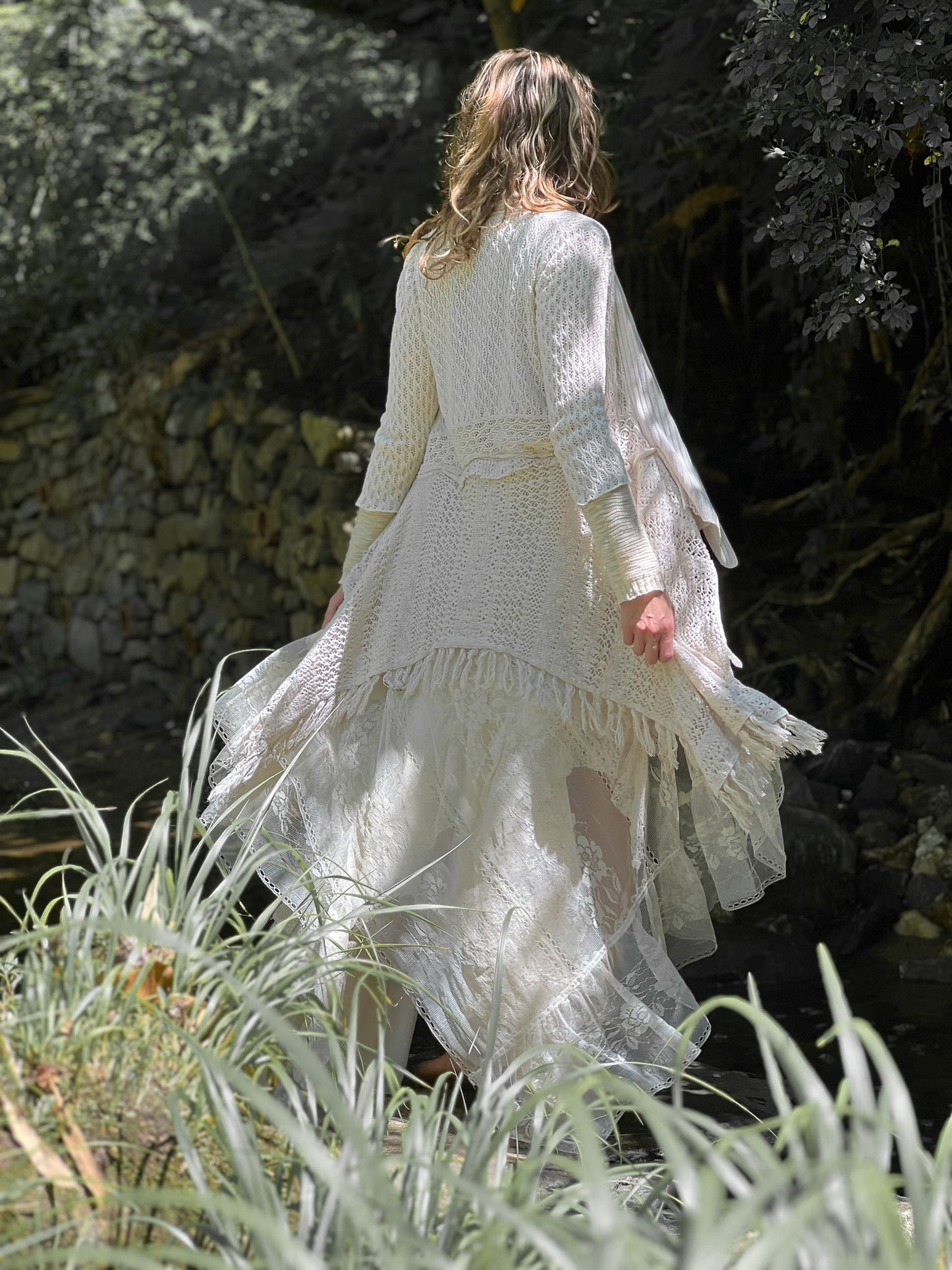 Layered Goddess Duster Fantasy Coat