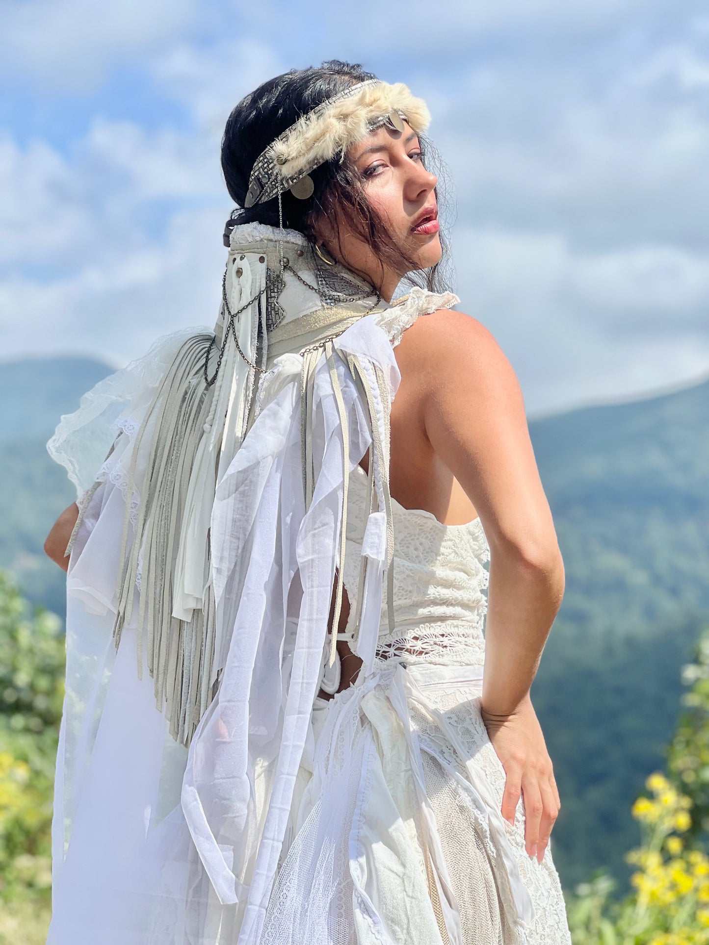 Wanderlust Leather Bustle