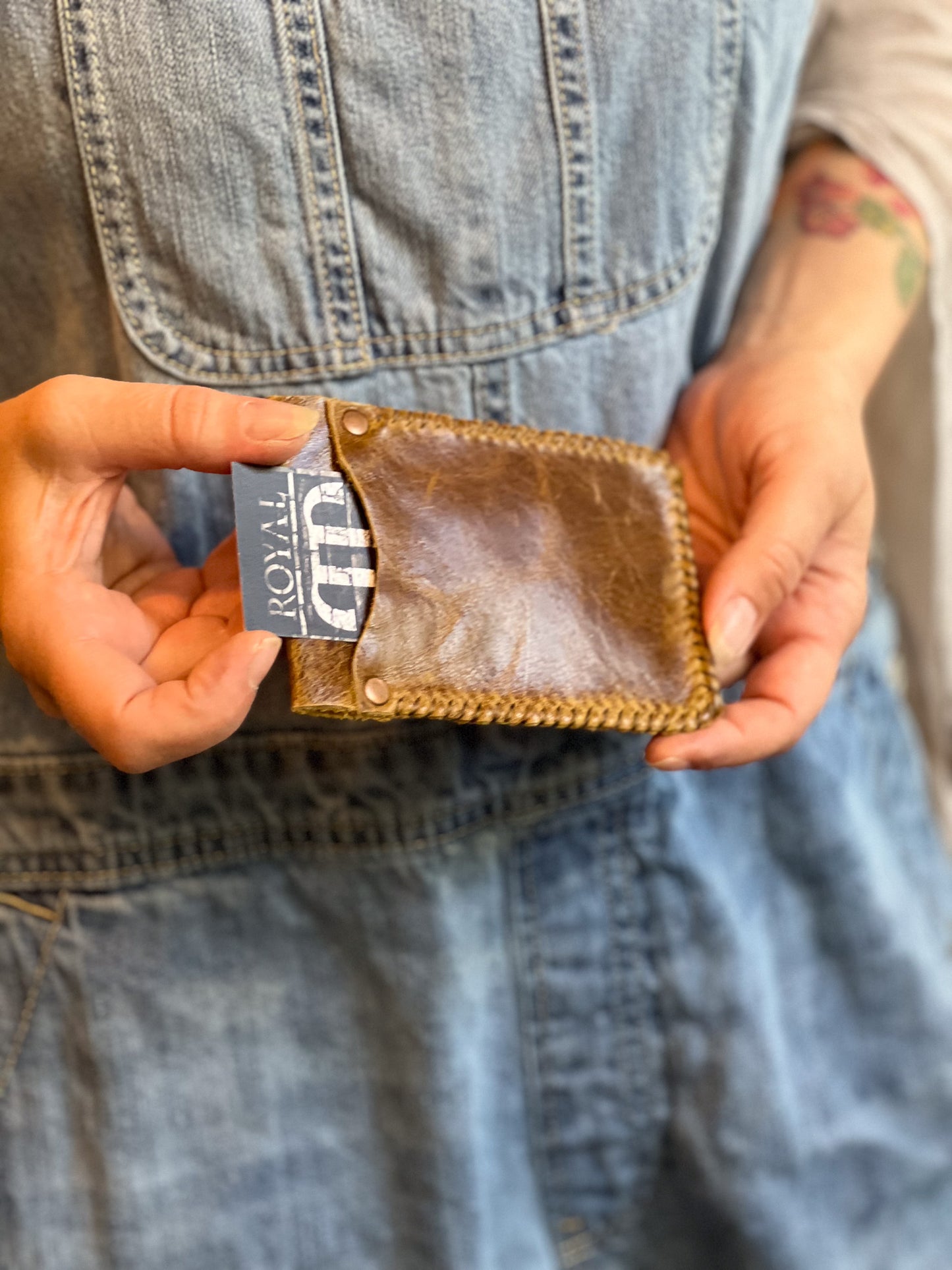 Hand Sewn Leather Card Holder